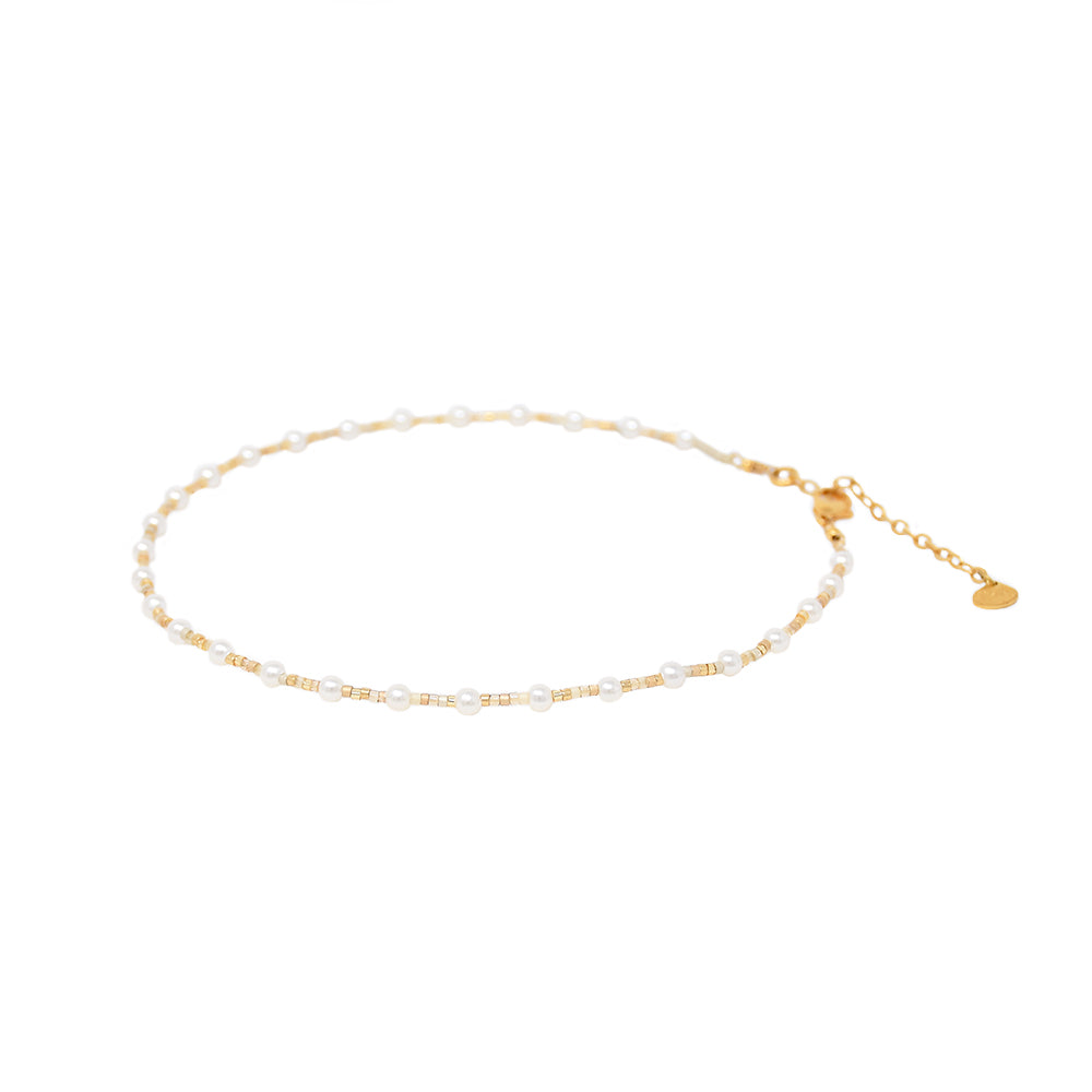 MISHKY PEARLY CHOKER NECKLACE