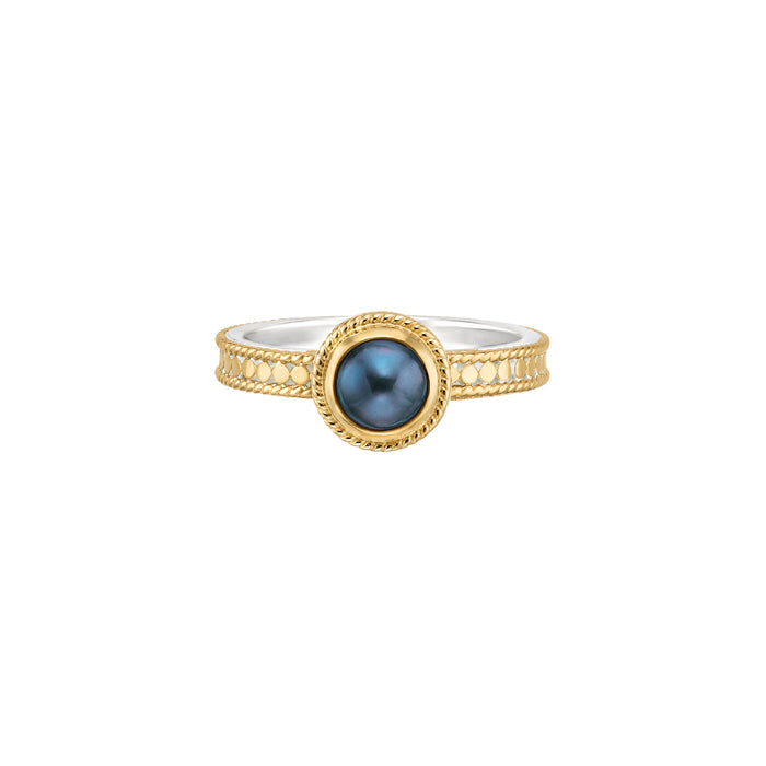 ANNA BECK BLUE PEARL RING