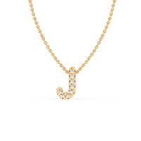 LAST NIGHT I DREAMT DIAMOND INITIAL PENDANT NECKLACE