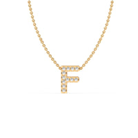 LAST NIGHT I DREAMT DIAMOND INITIAL PENDANT NECKLACE