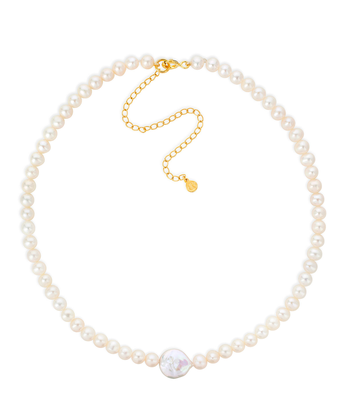 CLAUDIA BRADBY COCO COIN PEARL CHOKER