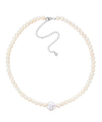 CLAUDIA BRADBY COCO COIN PEARL CHOKER