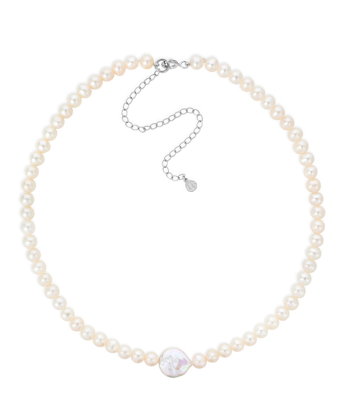 CLAUDIA BRADBY COCO COIN PEARL CHOKER