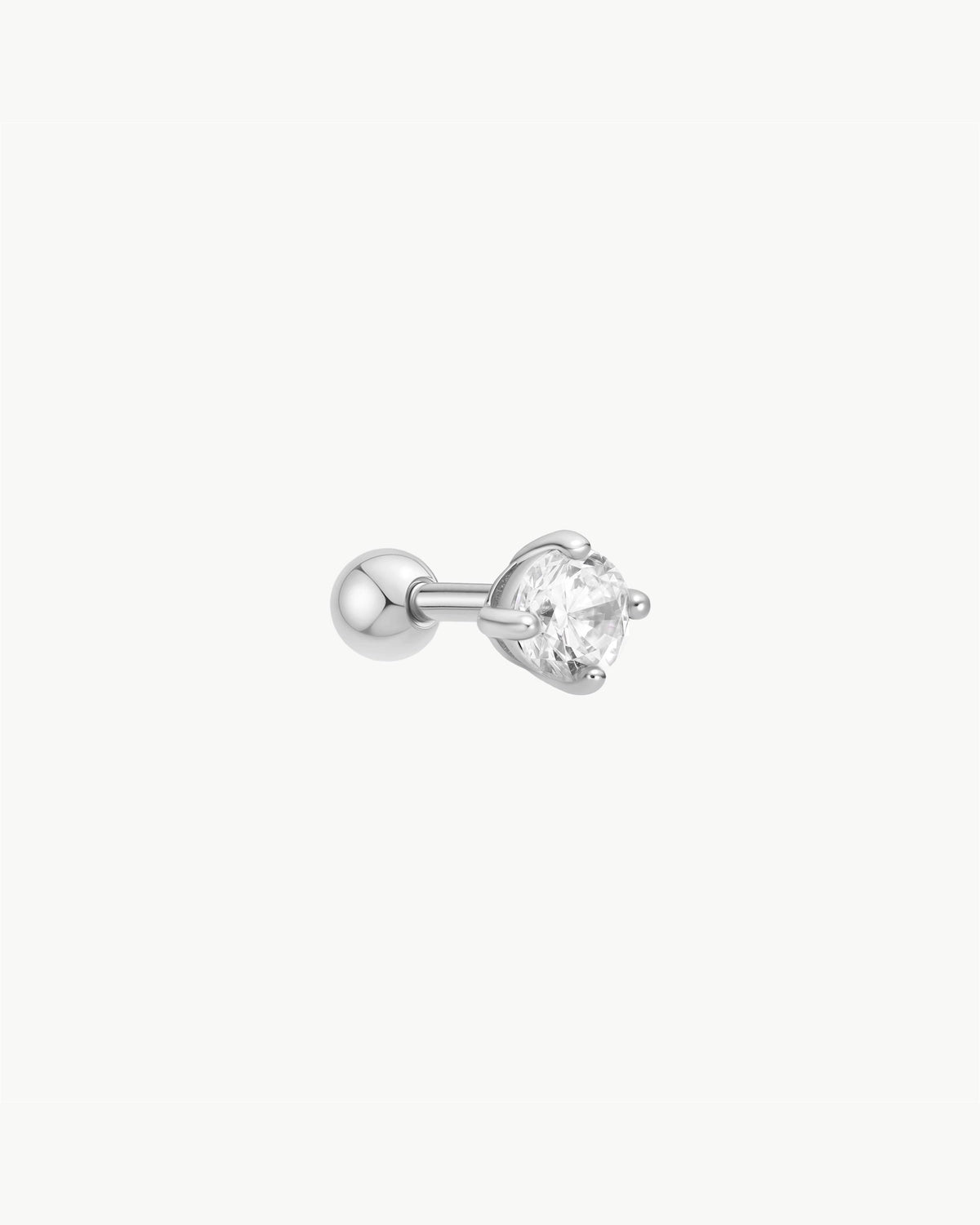 ANIA HAIE SPARKLE ROUND BARBELL EARRING