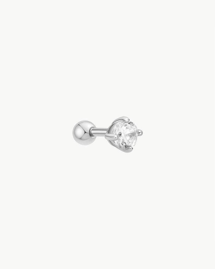 ANIA HAIE SPARKLE ROUND BARBELL EARRING