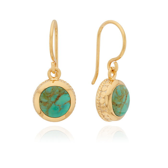 ANNA BECK TURQUOISE DROP EARRINGS