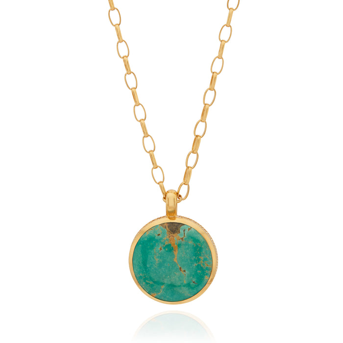 ANNA BECK TURQUOISE PENDANT NECKLACE