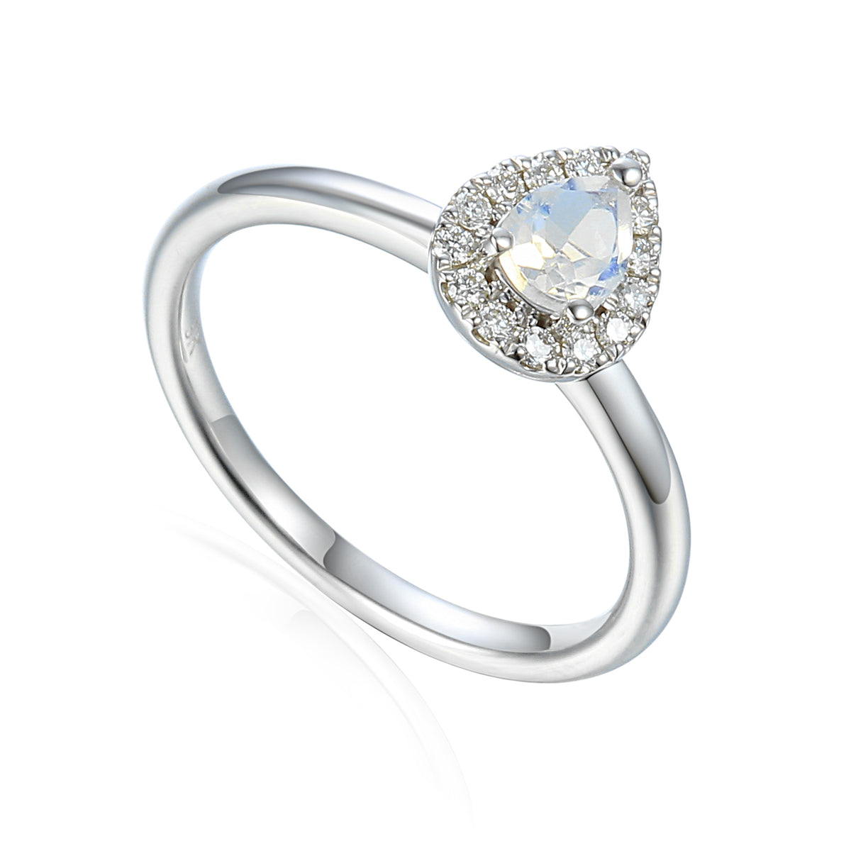 LAST NIGHT I DREAMT LYDIA PEAR SHAPED DIAMOND RING