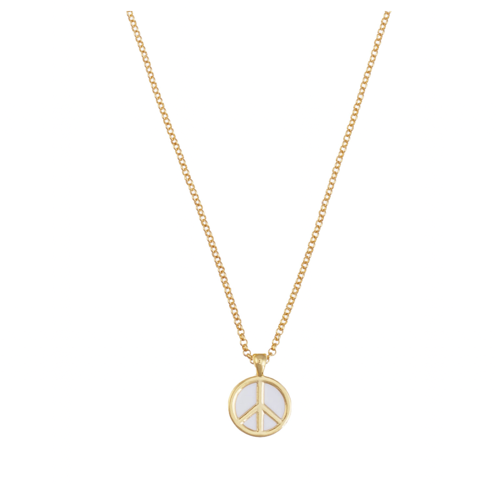 Diamond 2025 peace necklace