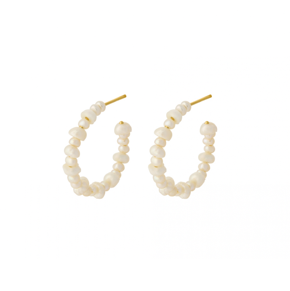 PERNILLE CORYDON LIBERTY HOOP EARRINGS Last Night I Dreamt