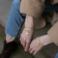 MIKAELA LYONS LIONESS HEART BRACELET