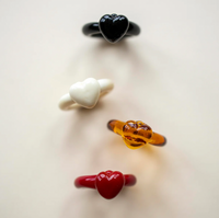 SANDRALEXANDRA AMBER LOVE RING