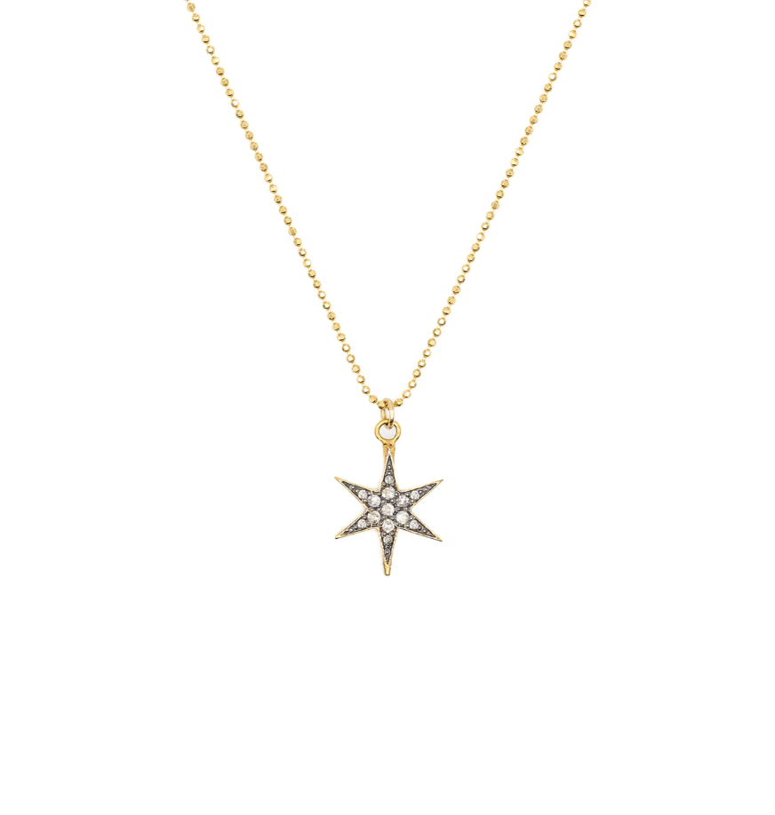 KIRSTIE LE MARQUE DIAMOND COSMIC STAR NECKLACE Last Night I Dreamt
