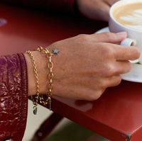 KIRSTIE LE MARQUE DIAMOND MOON & STARS BRACELET