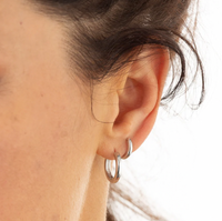 SCREAM PRETTY LARGE HUGGIE EARRINGS