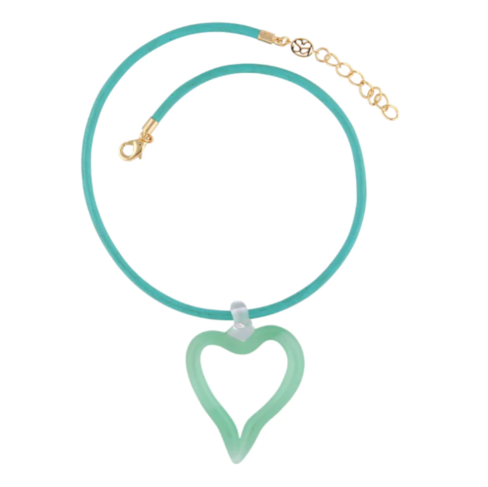 SANDRALEXANDRA XL HEART OF GLASS NECKLACE