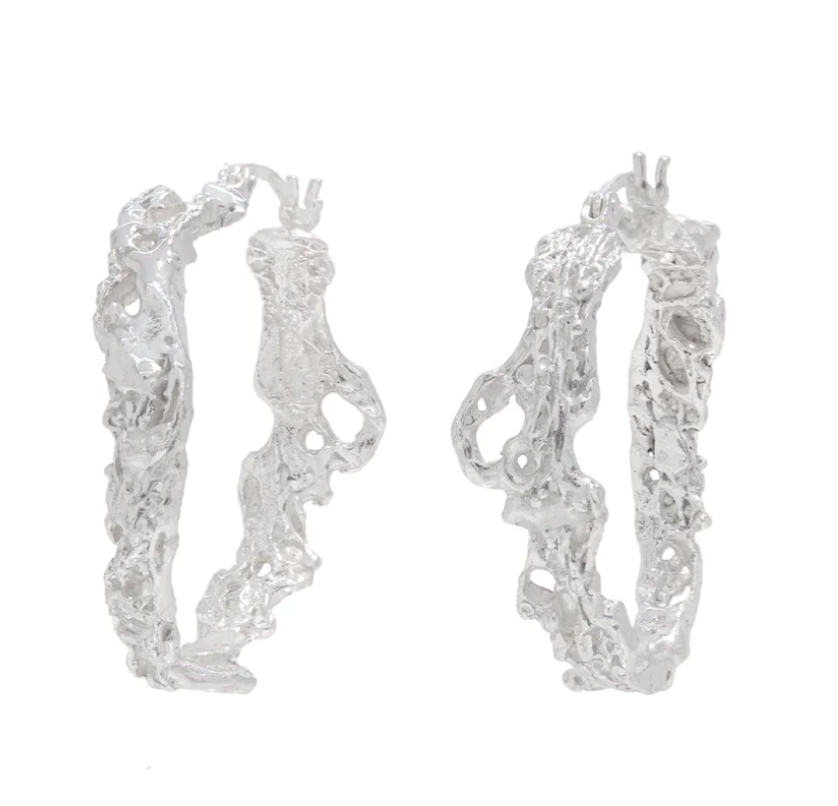 LOVENESS LEE REBUTIA ARGENTI MEDIUM EARRINGS