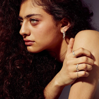 LOVENESS LEE REBUTIA ARGENTI MEDIUM EARRINGS