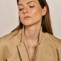 BLUSH 14K YELLOW GOLD HEART OUTLINE NECKLACE