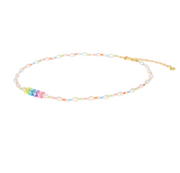 MISHKY LOVE PEARLS ADJUSTABLE CHOKER NECKLACE