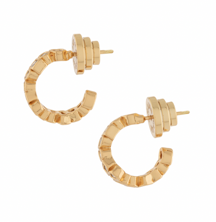 TALIS CHAINS DECONSTRUCTED CUBIC ZIRCONIA HUGGIES