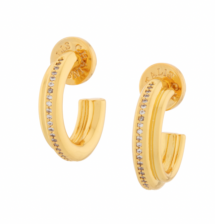 TALIS CHAINS EVERYDAY MINI HOOP CUBIC ZIRCONIA EARRINGS