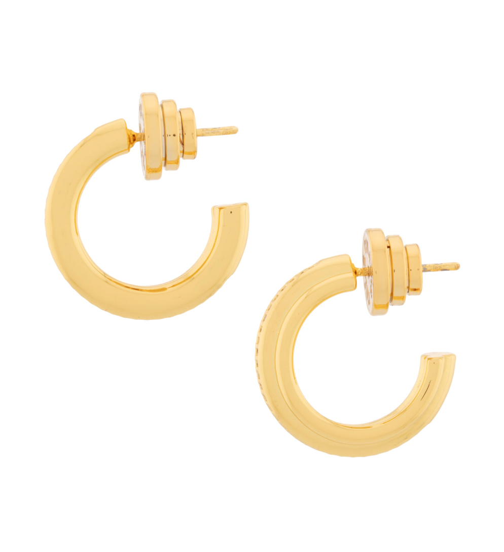 TALIS CHAINS EVERYDAY MINI HOOP CUBIC ZIRCONIA EARRINGS