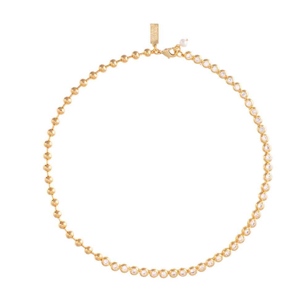 TALIS CHAINS BALL CHAIN CHOKER NECKLACE