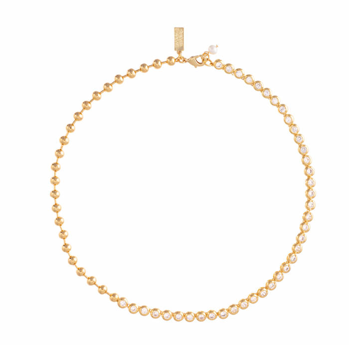 TALIS CHAINS BALL CHAIN CHOKER NECKLACE