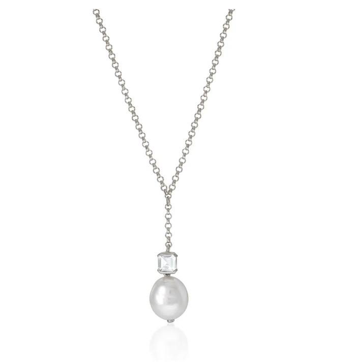 V BY LAURA VANN BELLA BAROQUE PEARL NECKLACE
