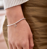 ESTELLA BARTLETT SIENNA DOUBLE HEART BRACELET