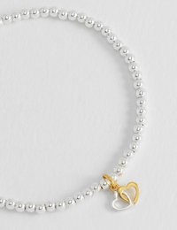 ESTELLA BARTLETT SIENNA DOUBLE HEART BRACELET
