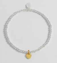 ESTELLA BARTLETT PUFFED HEART SIENNA BRACELET