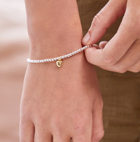 ESTELLA BARTLETT PUFFED HEART SIENNA BRACELET