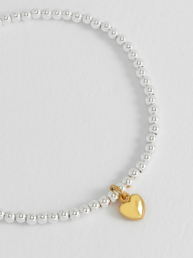 ESTELLA BARTLETT PUFFED HEART SIENNA BRACELET