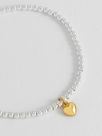 ESTELLA BARTLETT PUFFED HEART SIENNA BRACELET