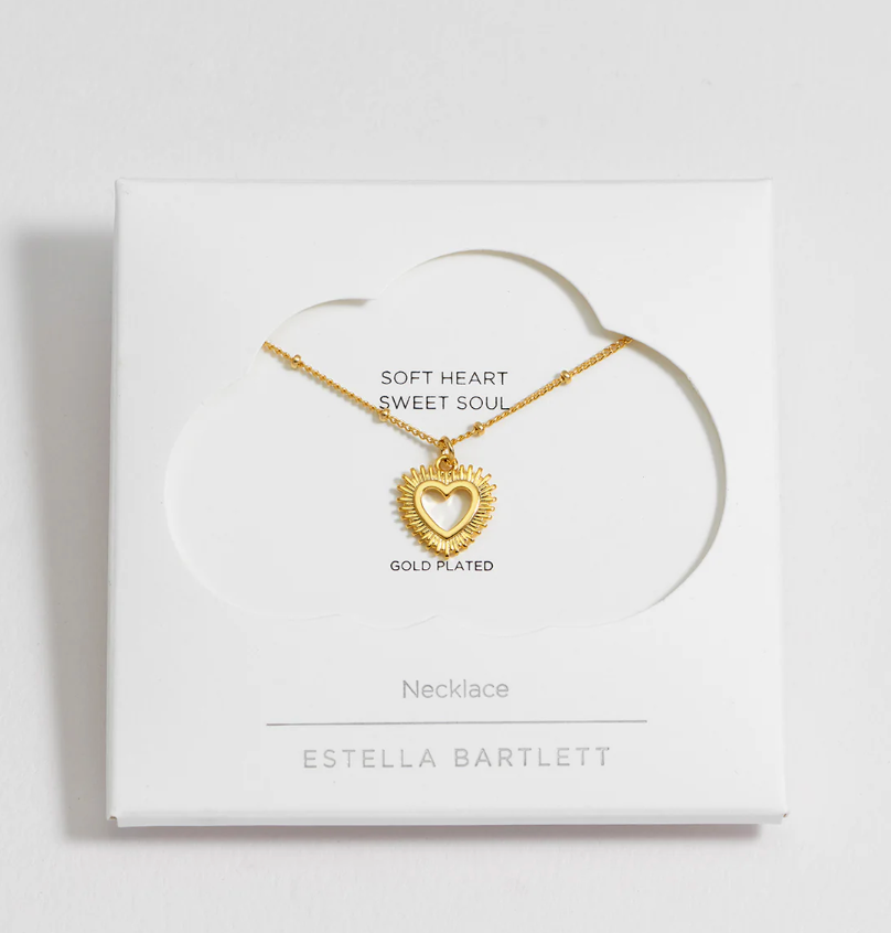 ESTELLA BARTLETT HEARTBURST PENDANT NECKLACE