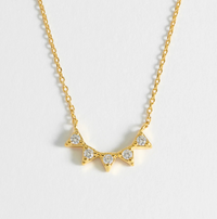 ESTELLA BARTLETT CZ BUNTING NECKLACE