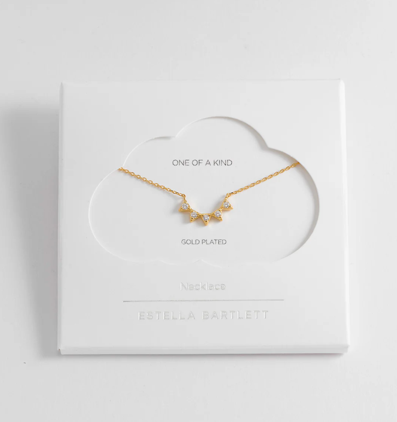 ESTELLA BARTLETT CZ BUNTING NECKLACE