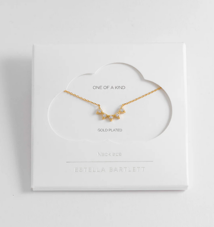 ESTELLA BARTLETT CZ BUNTING NECKLACE