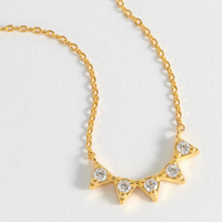 ESTELLA BARTLETT CZ BUNTING NECKLACE