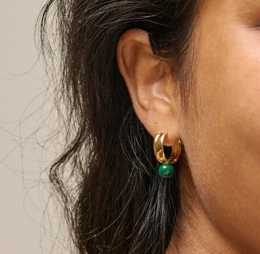 ENAMEL COPENHAGEN AVAYA HOOP EARRINGS