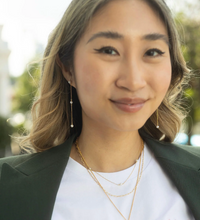 CLAUDIA BRADBY ABACUS PEARL STUD WITH PEARL DROP EARRINGS