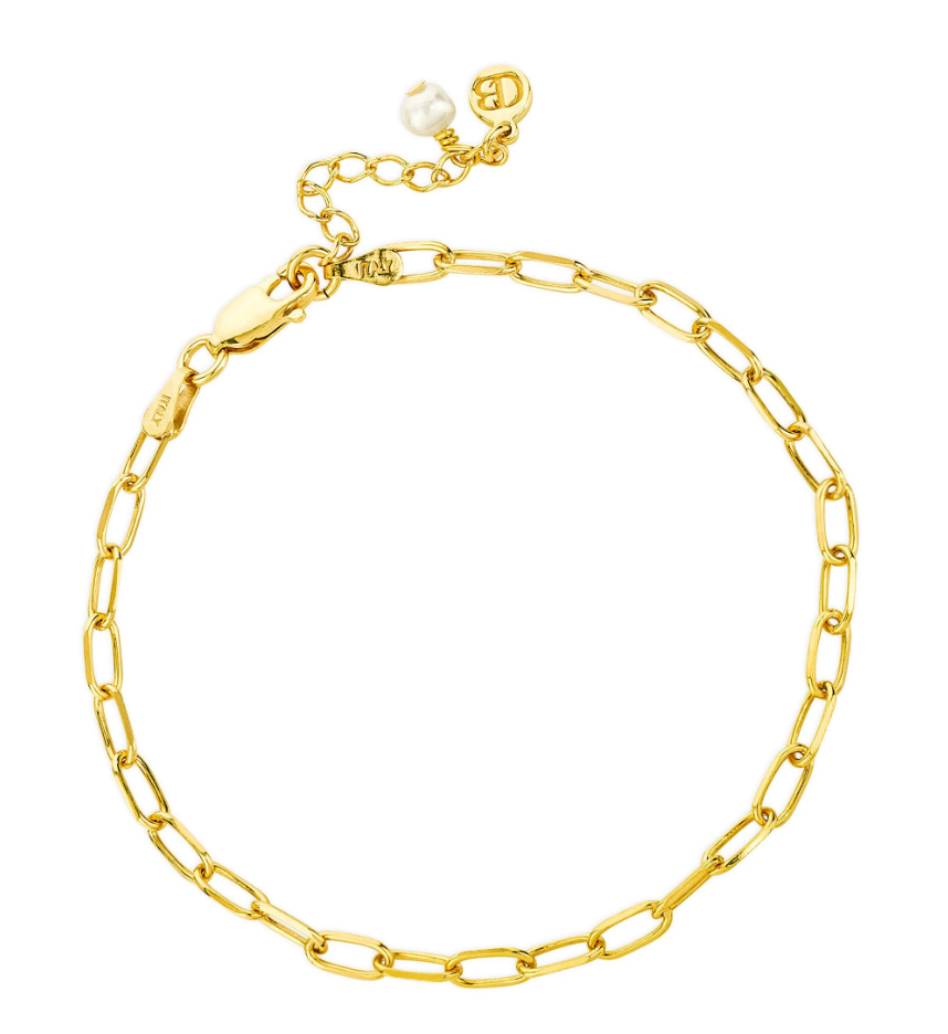 CLAUDIA BRADBY PAPERCLIP LAYERING CHAIN BRACELET