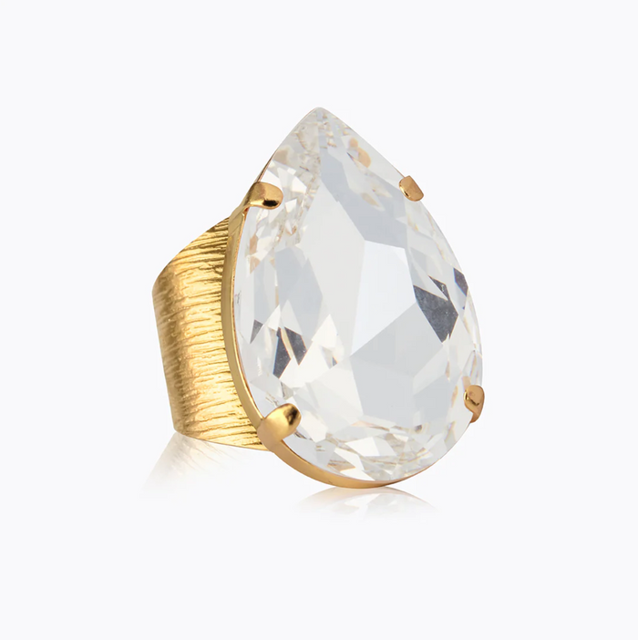 CAROLINE SVEDBOM PERFECT DROP CRYSTAL RING