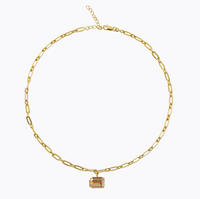 CAROLINE SVEDBOM MINI LYDIA GOLDEN SHADOW NECKLACE