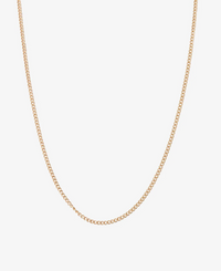 LAST NIGHT I DREAMT 9CT GOLD CURB CHAIN NECKLACE