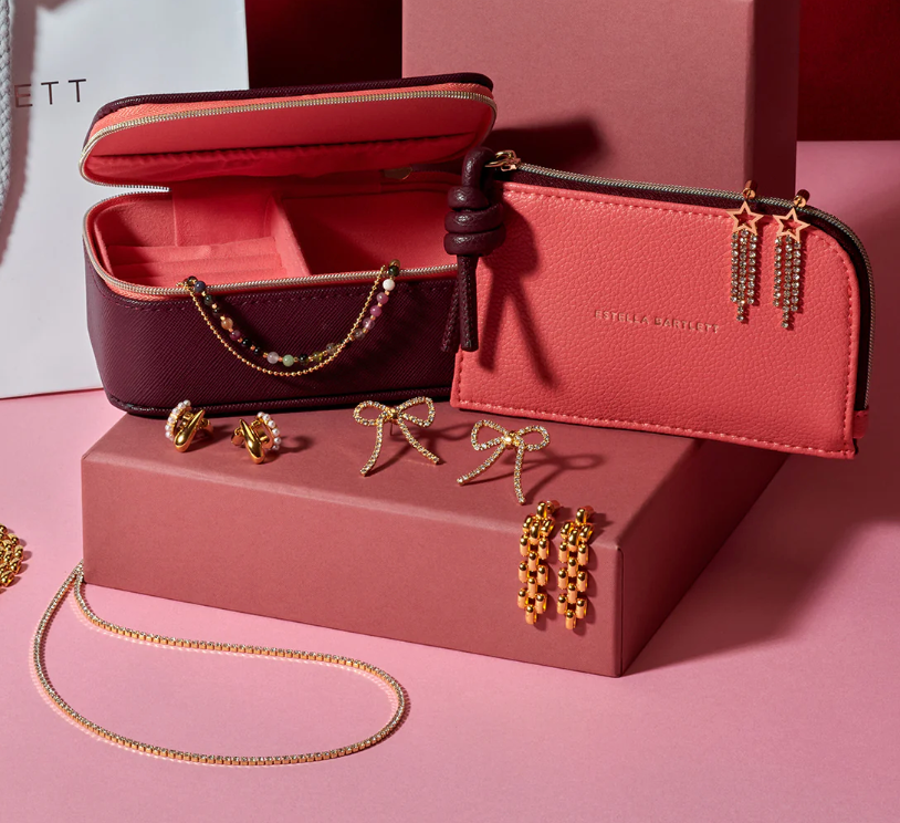 ESTELLA BARTLETT COLOUR BLOCK MINI JEWELLERY BOX