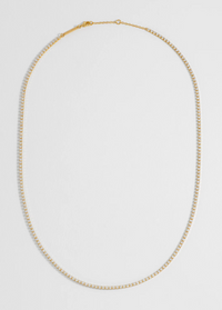 ESTELLA BARTLETT FINE TENNIS CHAIN NECKLACE NECKLACE