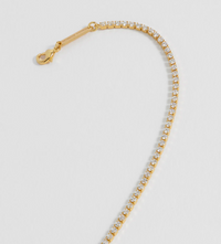 ESTELLA BARTLETT FINE TENNIS CHAIN NECKLACE NECKLACE